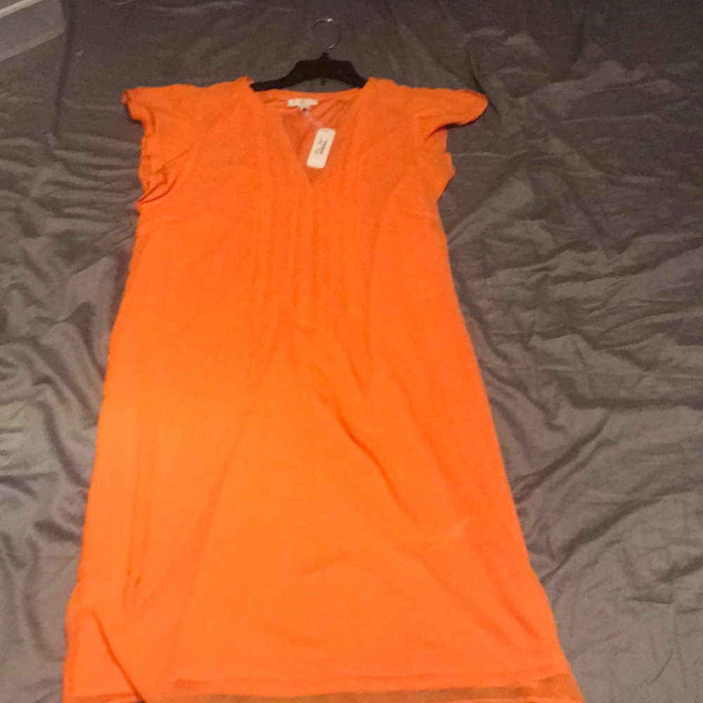 Orange summer dress
